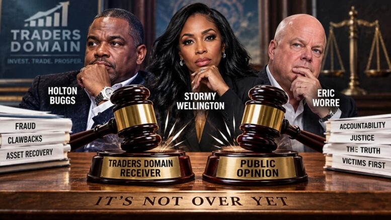 Eric Worre, Stormy Wellington Holton Buggs and Traders Domain Receivership