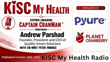 Andrew Parshad with Peter Mingils and Stephen lukawski on KISC My Health Radio